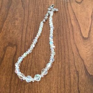 Elegant Vintage Crystal Beaded Necklace